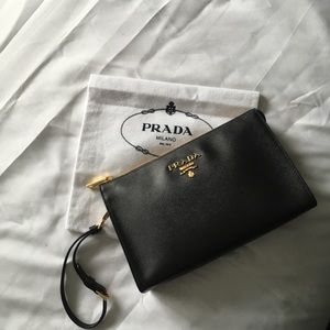 PRADA Saffiano clutch